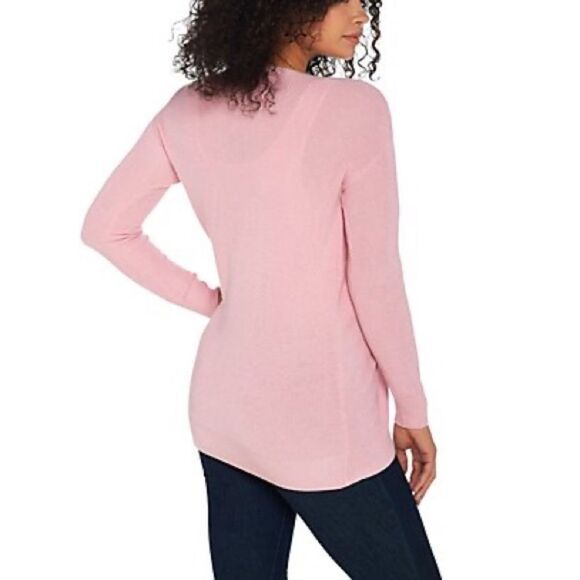 Laurie Felt Twist Front Cashmere Blend Sweater - Picture 2 of 7